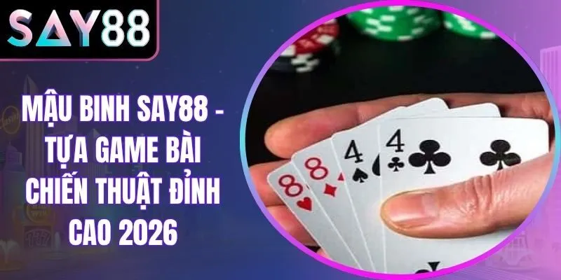 Mậu Binh Say88 – Tựa Game Bài Chiến Thuật Đỉnh Cao 2026