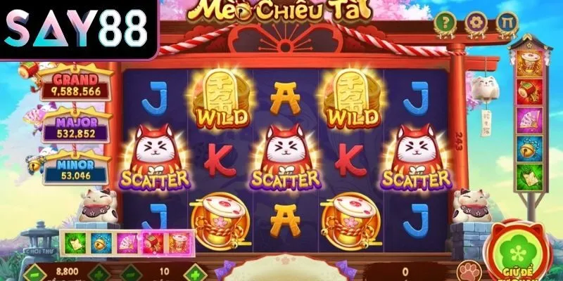 Quy tắc cơ bản khi vào game nổ hũ Mèo chiêu tài Say88