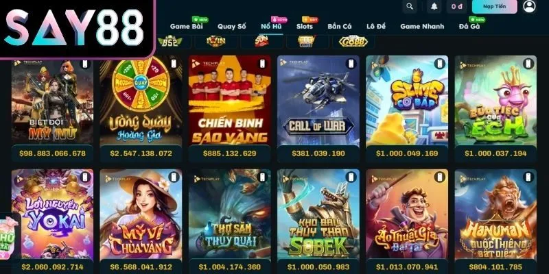Sơ lược nổ hũ Say88