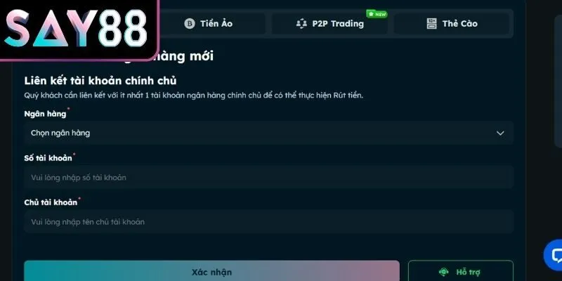 Kiểm tra thông tin trước rút tiền Say88 tránh lỗi