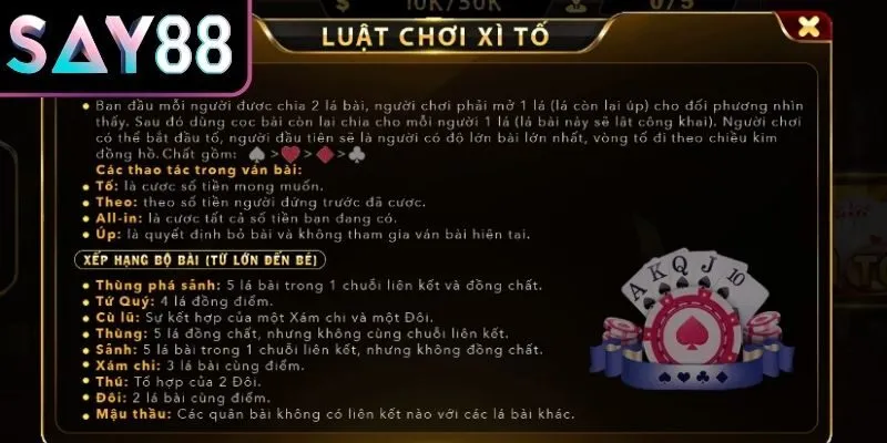 Trình tự vòng cược giúp người chơi đưa ra quyết định chính xác